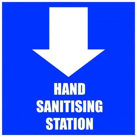 Avery COVID-19 skilt Hand Sanitising Station