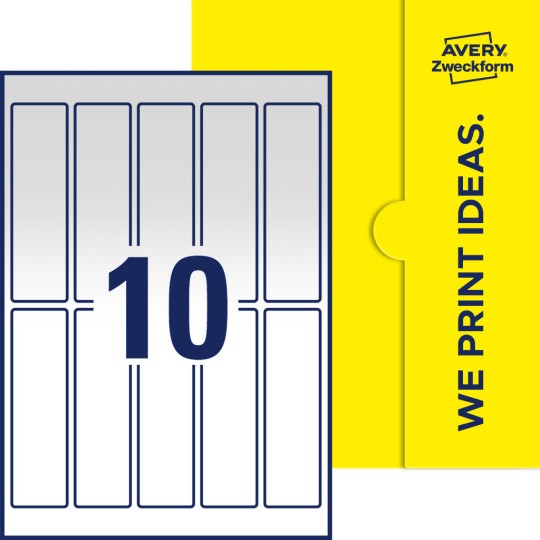 10 stk. etiketter pr. ark.