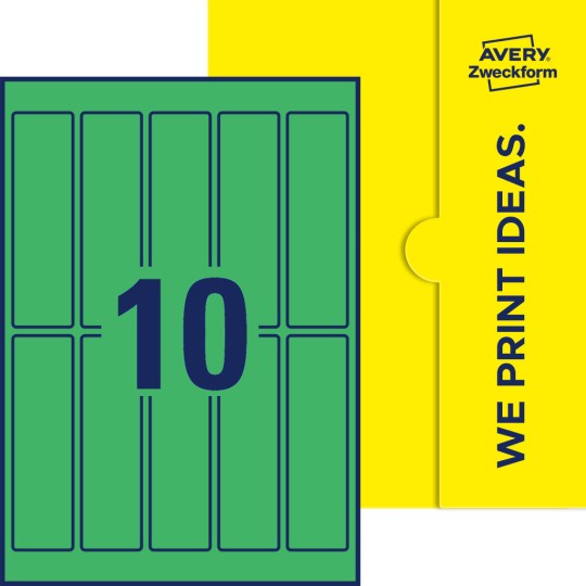 10 stk. etiketter pr. ark.