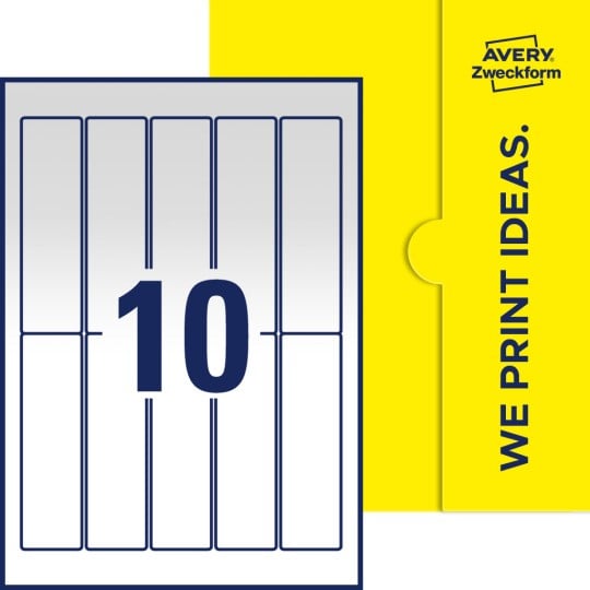 10 stk. etiketter pr. ark.