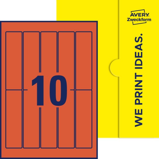 10 stk. etiketter pr. ark.
