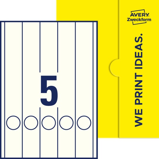 5 stk. etiketter pr. ark.