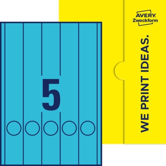 5 stk. etiketter pr. ark.