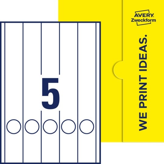 5 stk. etiketter pr. ark.