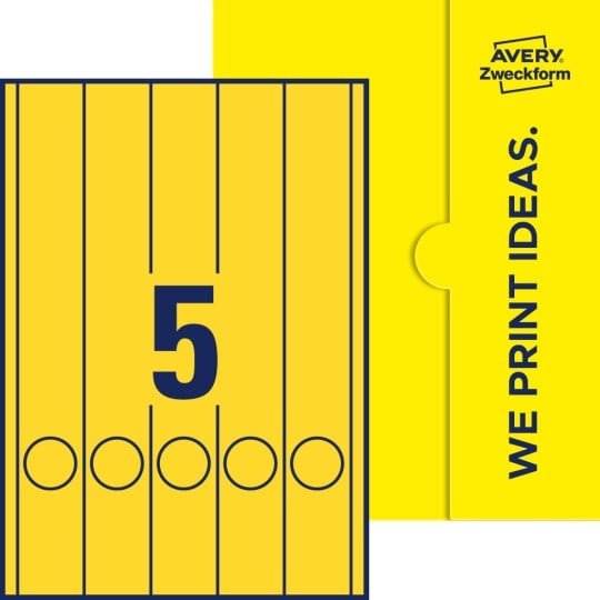 5 stk. etiketter pr. ark.