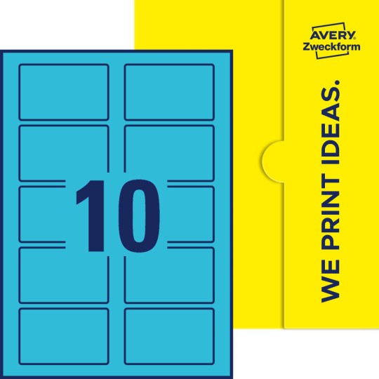 10 stk. etiketter pr. ark.