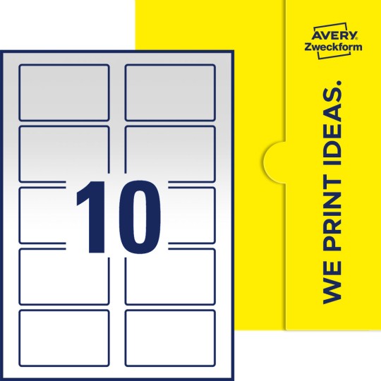 10 stk. etiketter pr. ark.