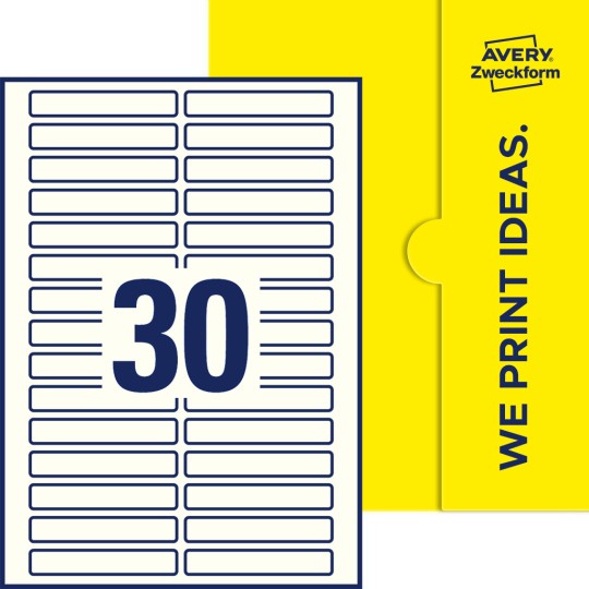 30 stk. etiketter pr. ark.