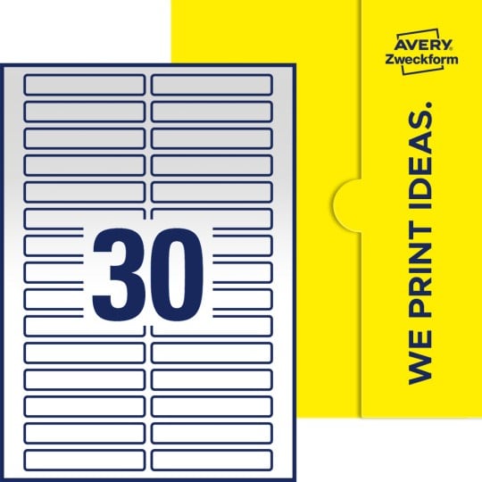 30 stk. etiketter pr. ark.