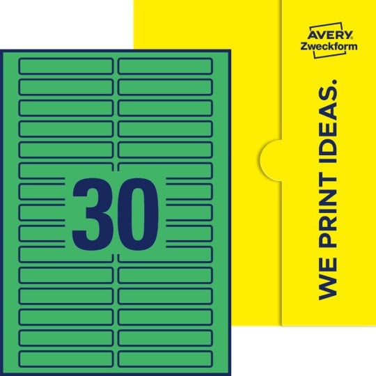 30 stk. etiketter pr. ark.