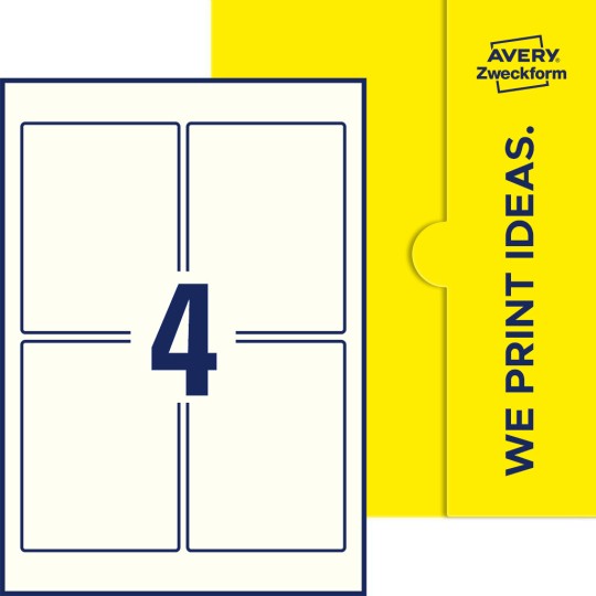 4 stk. etiketter pr. ark