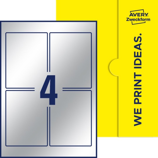 4 stk. etiketter pr. ark
