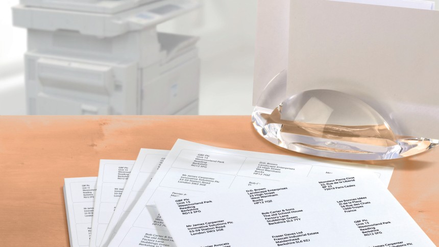 Avery Etiketter til kopimaskiner - Perfekte når der skal kopieres mange etiketter
