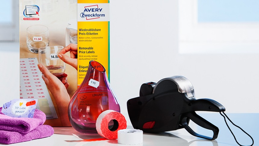 Avery Etiketter til prismærkning nem prismærkning af varer