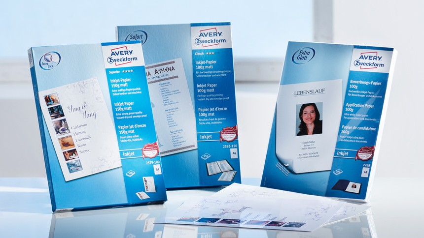 Avery Farvelaser papir - Stort udvalg af foto- og printpapir til farvelaserprintere