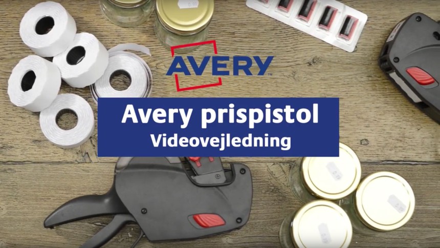 Videovejledning til, hvordan man bruger prispistol.