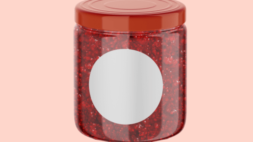 Marmeladeetiket størrelsesguide