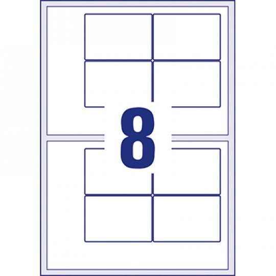 8 stk. etiketter pr. ark