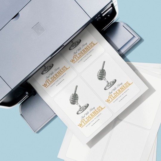 Link til Avery etiketshop firkantede etiketter