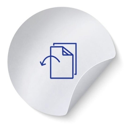 Avery etiketshop - materiale papir aftagelig hvid mat