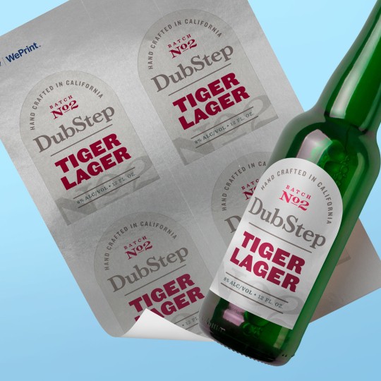 Link til professionelt printede øletiketter