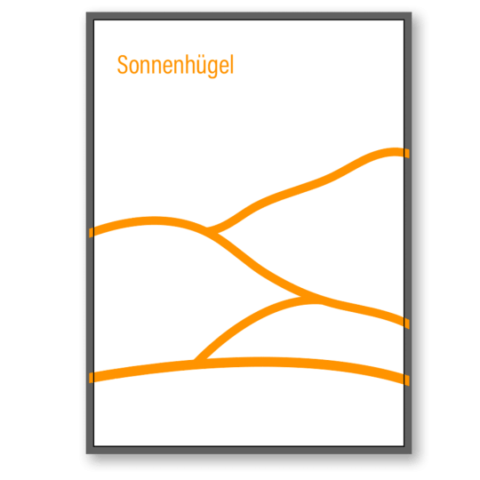 Billede af etiketdesign i InDesign, der viser Folie-laget