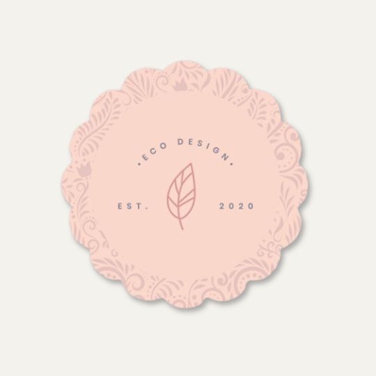 Link til Avery PrintService med blomsterformede etiketter