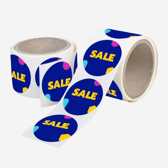 Black friday etiketter på rulle