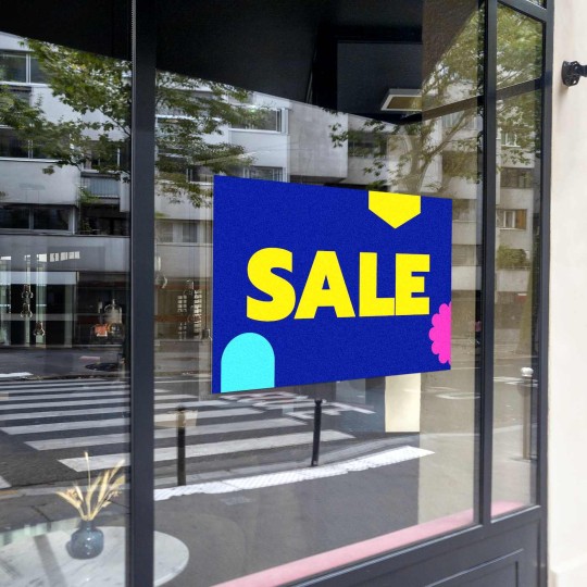 Black friday vinduesstickers