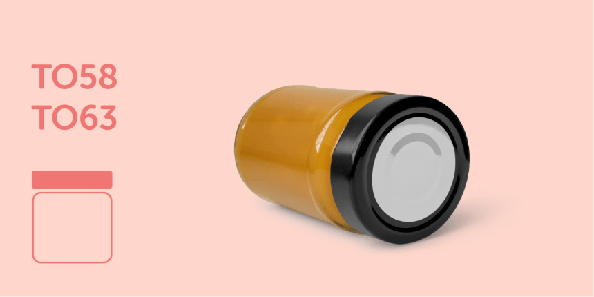 Link til side med marmelade og syltetøjsglasetiketter. Størrelse Ø 40 mm rund etiket