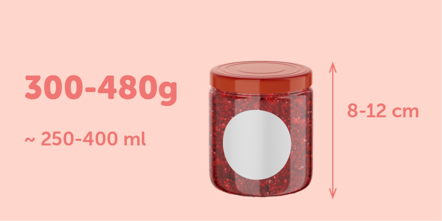 Link til side med marmelade og syltetøjsglasetiketter. Størrelse Ø 40 mm rund etiket