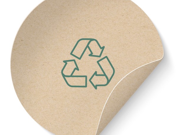 Link ind til Avery PrintService med etiketter af naturbrunt papir