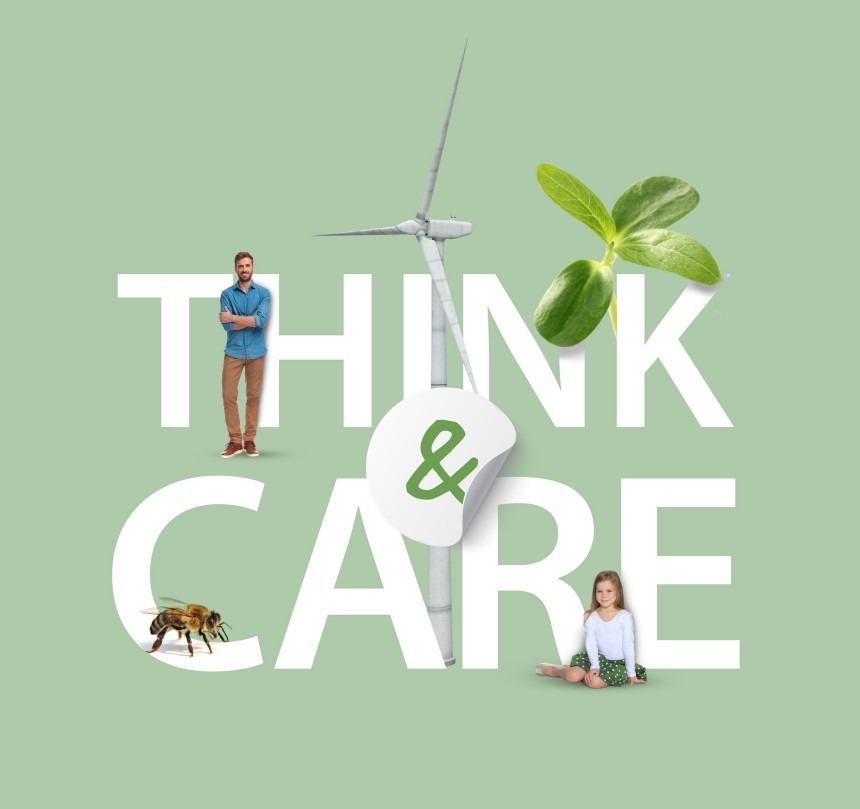 Think & Care logo