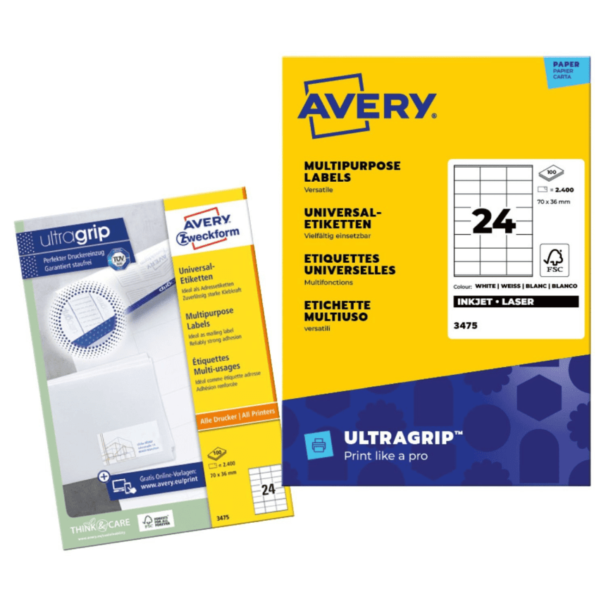 Avery ny emballage