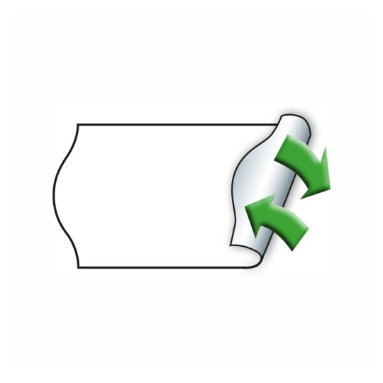 Illustration af at prisetiketten er aftagelig.