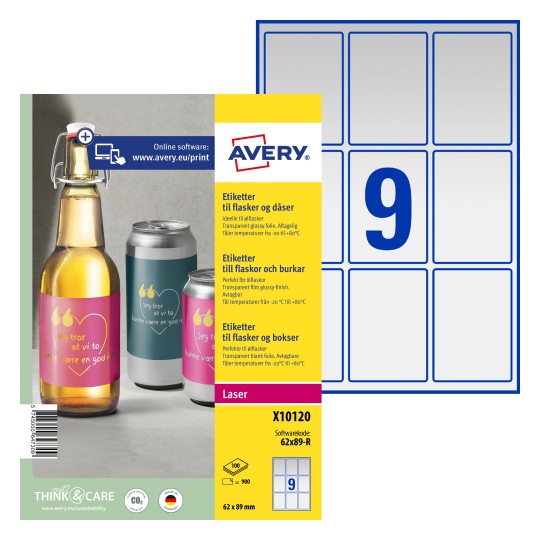 dyb genstand Meddele Avery® Øletiketter | Mange forskellige papir materialer | Køb her | Avery