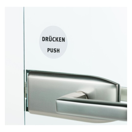PCL3-SPET 4004182100288 Etikett SRA3 Kennzeichnen Silber rund anw