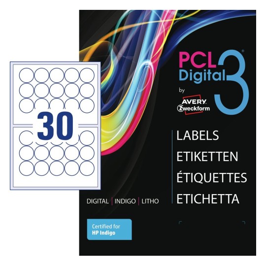 High-Quality papiretiketter, mat PCL3-51MC