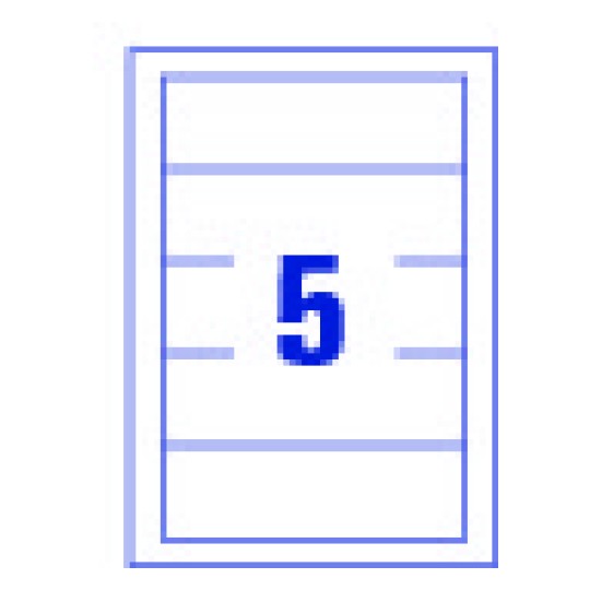 5 stk. etiketter pr. ark.