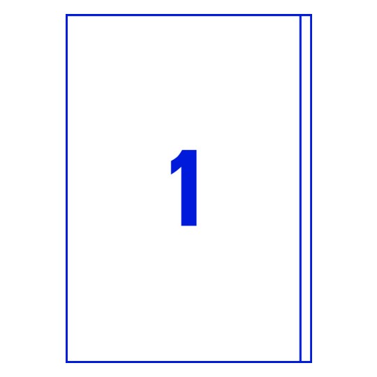 1 stk. etiketter pr. ark.