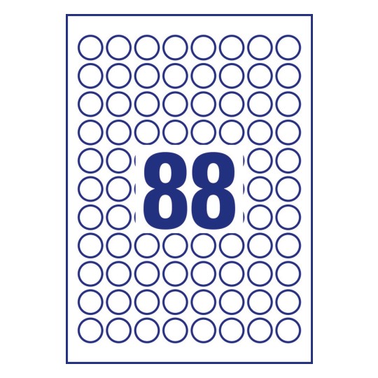 Online og Word skabelon 6222 | Avery