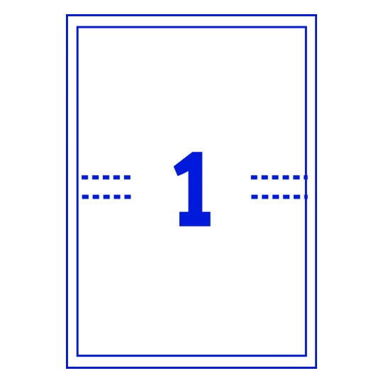 Online og Word skabelon J8437 Avery