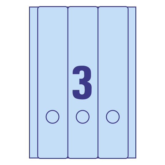 3 stk. etiketter pr. ark.