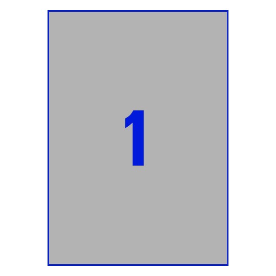 1 stk. etiketter pr. ark.