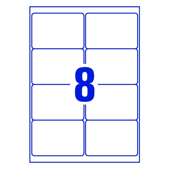 Online og Word skabelon L7165 Avery