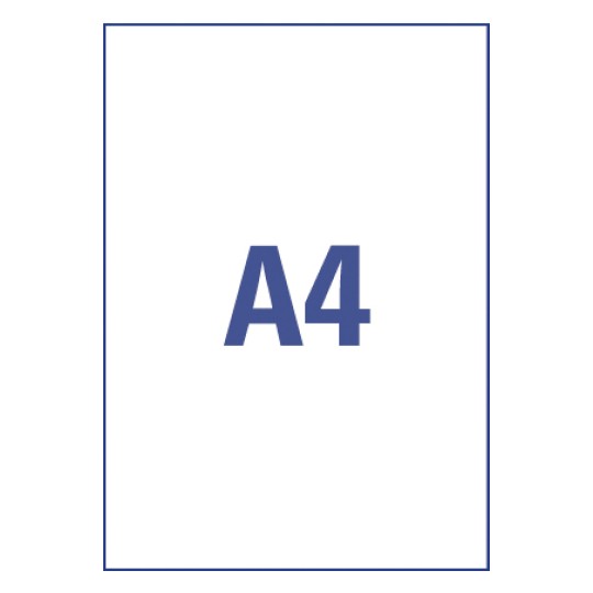 A4 stk. etiketter pr. ark.