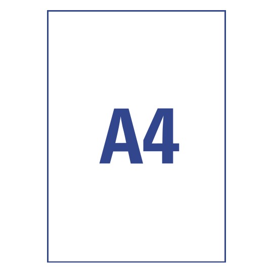 A4 stk. etiketter pr. ark.