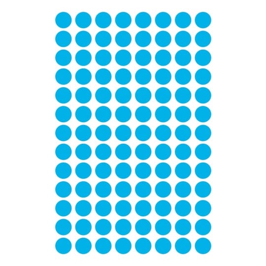 Illustration enkeltark, artikel: 3011, markeringspunkter, format: ⌀ 8 mm, 104 markeringspunkter/ark?