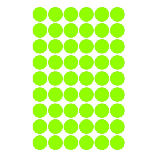 Illustration enkelark, Artikel: 3149, markeringspunkter, format: ⌀ 12 mm, 54 markeringspunkter/ark?