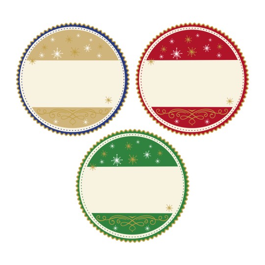 Enkeltafbildning Etiket, Artikel: 56829, Sticker på rulle, Format: ⌀ 38 mm, 50 sticker/rulle